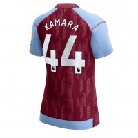 Aston Villa Boubacar Kamara #44 Domáci Ženy futbalový dres 2023-24 Krátky Rukáv